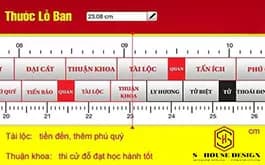 Cách xem thước Lỗ Ban từ A-Z: Kích thước vàng cho ngôi nhà