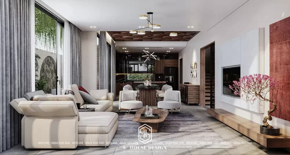Thiết kế nội thất biệt thự tại VCN Nha Trang