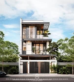 Thiết Kế Nhà Phố 3 Tầng Anh Dũng Tại KĐT Mỹ Gia