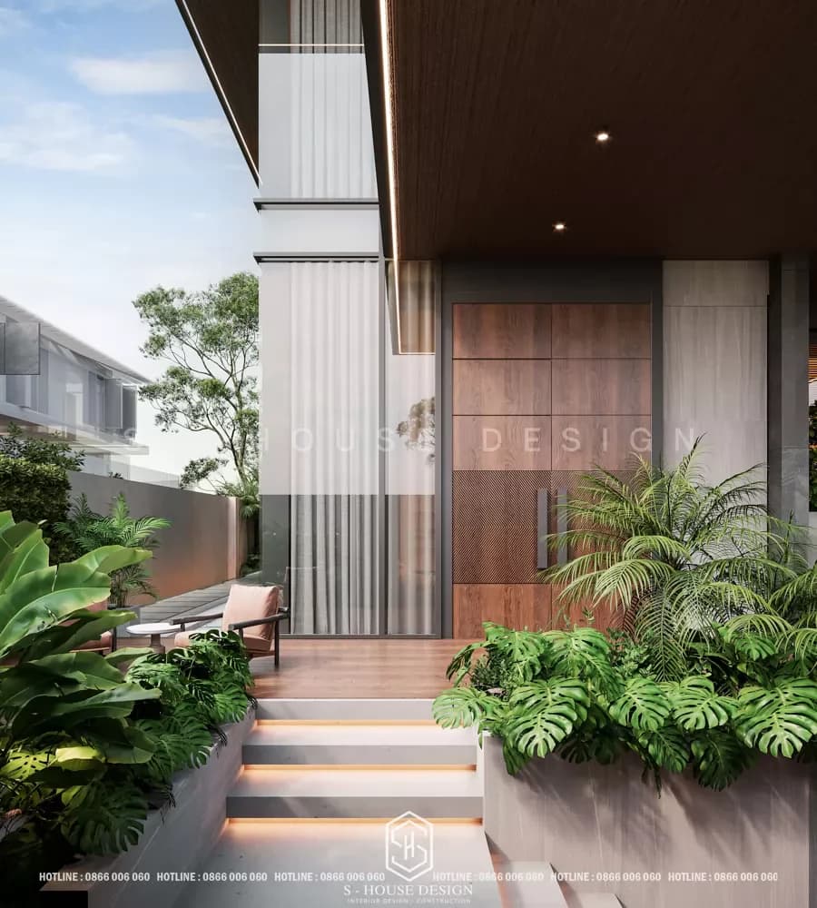 Thiết Kế Biệt Thự Hiện Đại Khu Villa Thủ Thiêm (5)