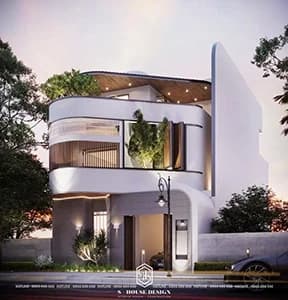 Thiết kế kiến trúc nhà phố anh Trung Nghệ An