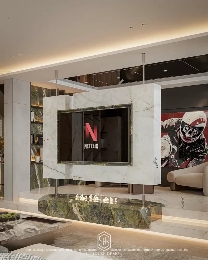 Thiết Kế Nội Thất Biệt Thự Hiện Đại Villa Thủ Thiêm (5)