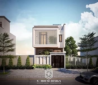 Thiết kế kiến trúc nhà chị Trâm