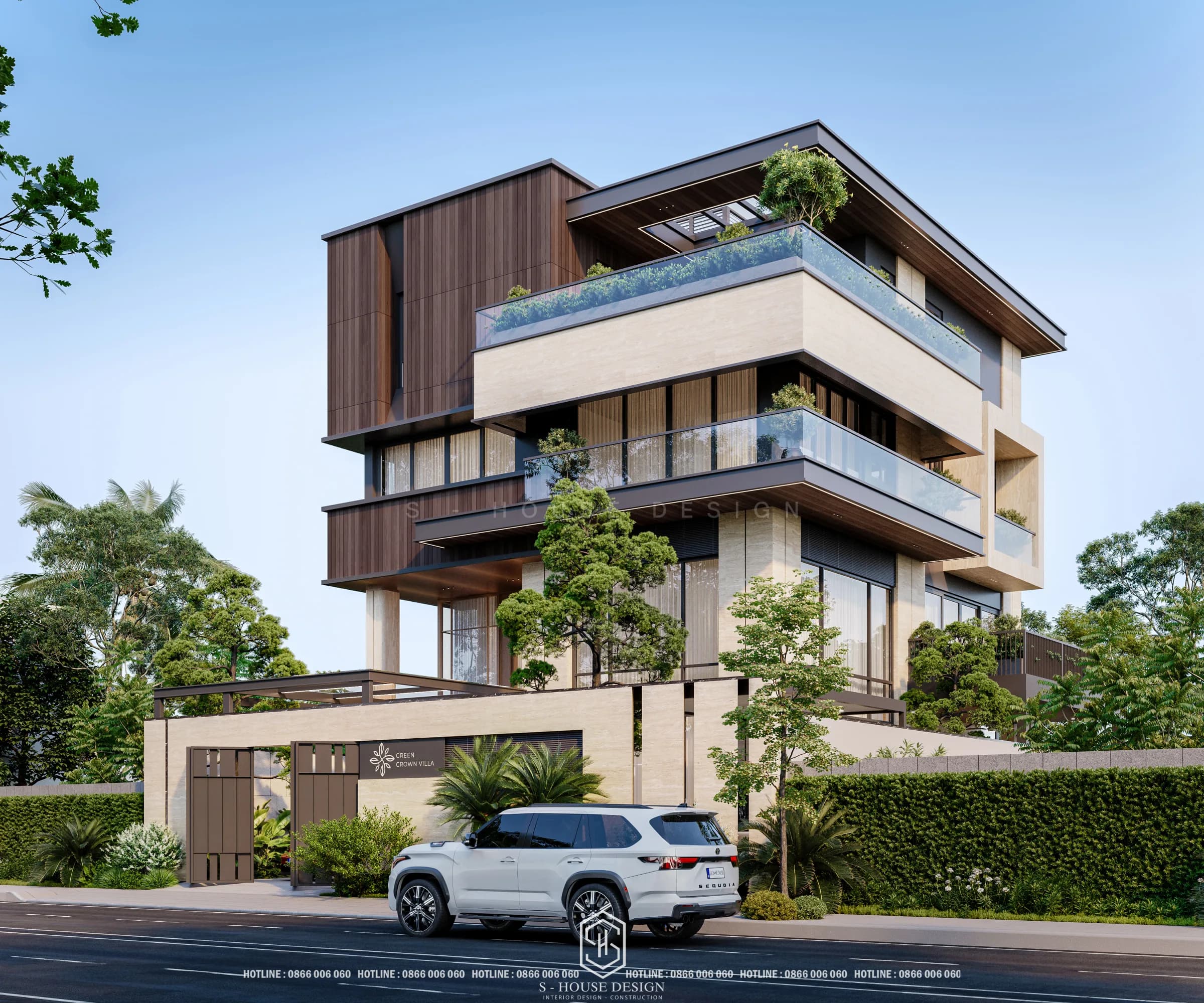 Mẫu Mặt Tiền Nhà Đẹp 2026 | Xu Hướng Thiết Kế Mặt Tiền Nhà Phố Biệt Thự S-House