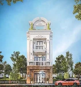 Thiết kế kiến trúc nhà phố tân cổ điển