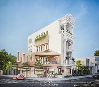 Thiết kế quán Cafe & Tea /Blu:m/