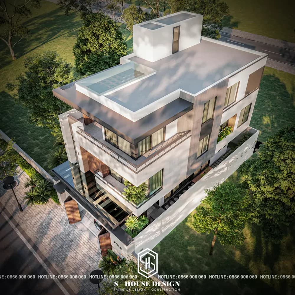 Thiết kế kiến trúc nhà phố anh xuân (5)