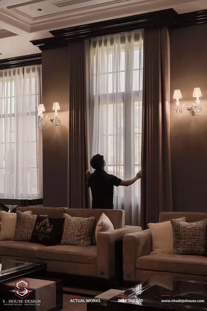 Hoàn Thiện Nội Thất Phòng Khách Và Bếp Dinh Thự An Chateau (5)