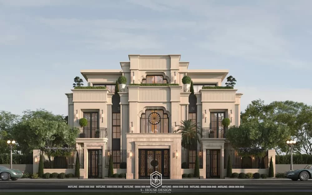 Biệt Thự 3 Tầng Phong Cách Indochine Tại Nha Trang