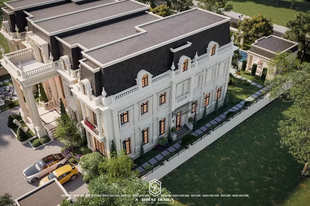 Thiết Kế Kiến Trúc Dinh Thự Tân Cổ Điển An Chateau (5)