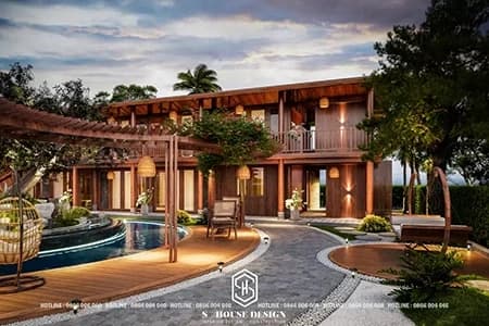 Thiết kế villa nghỉ dưỡng đẹp lung linh tại Diên Khánh