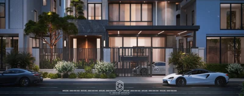 Thiết Kế Kiến Trúc Biệt Thự Cồn Tân Lập Nha Trang