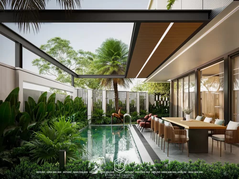 Biệt Thự Lô Góc Hiện Đại Anh Vương Tại KĐT Mỹ Gia (5)