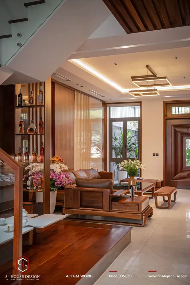 Thực Tế Hoàn Thiện Nhà Phố 3 Tầng Anh Lân KĐT Vinh Tân (5)