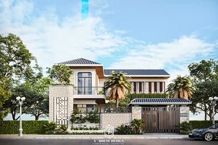 Thiết kế kiến trúc nhà phố Handico