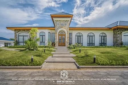 Hình thực tế kiến trúc biệt thự sinh thái