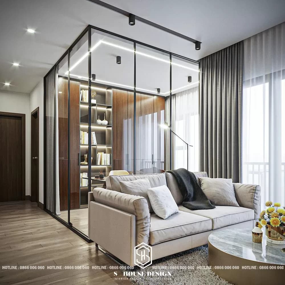 Thiết kế nội thất căn hộ VCN Phước Hải (5)