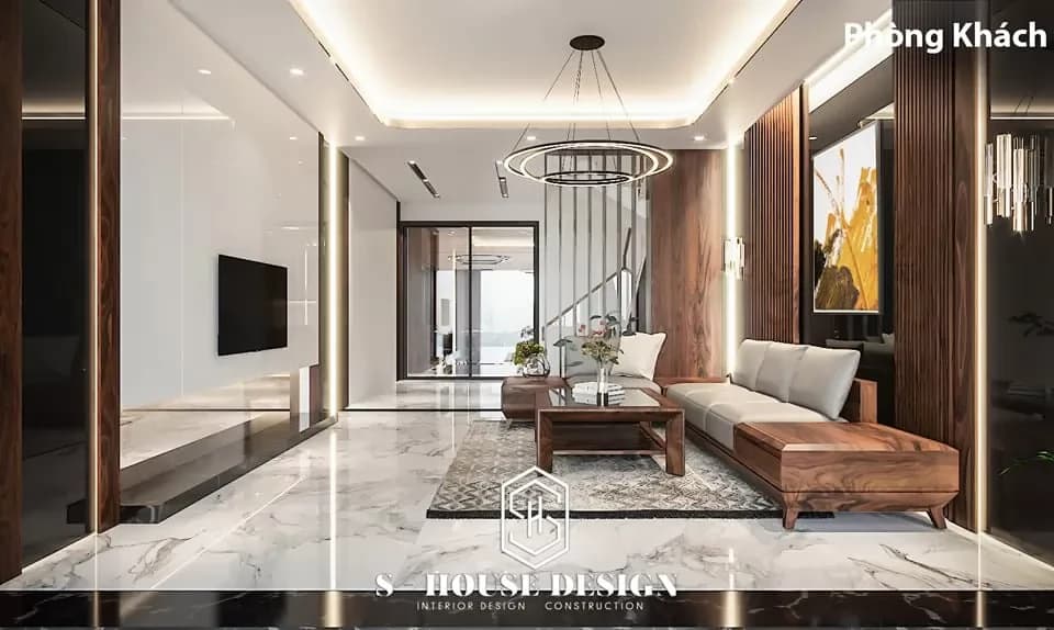 Thiết kế nội thất nhà phố Chị Hoa