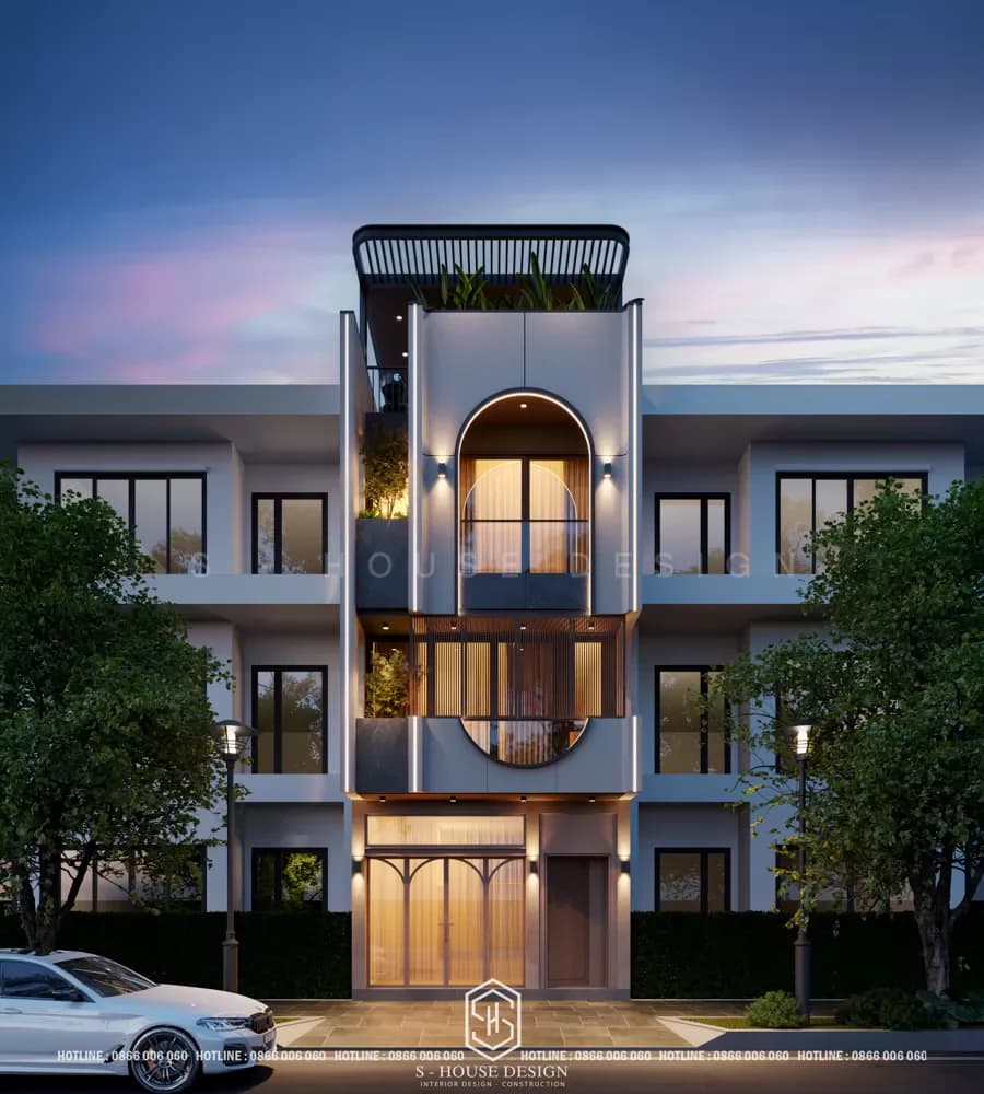 Kiến Trúc Nhà Phố Cô Nhung Tại KĐT Hà Quang 2