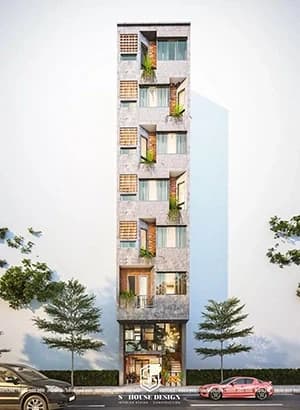 Thiết kế kiến trúc căn hộ cho thuê - Anh Thìn