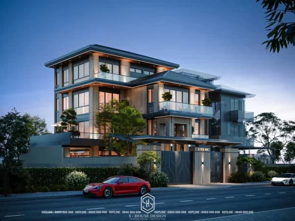 Thiết Kế Thi Công Biệt Thự Nhà Phố Tại KĐT Handico Vinh Tân