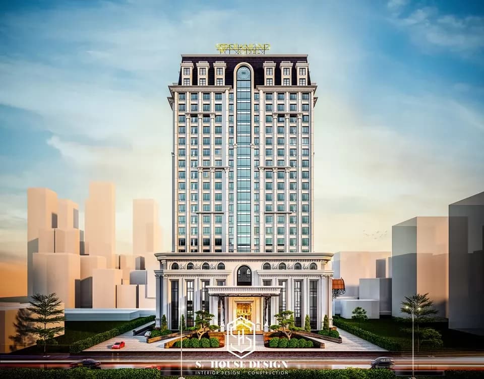 Thiết kế kiến trúc khách sạn chuẩn 5 sao