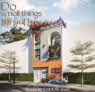 Thiết kế nhà phố độc đáo Nha Trang