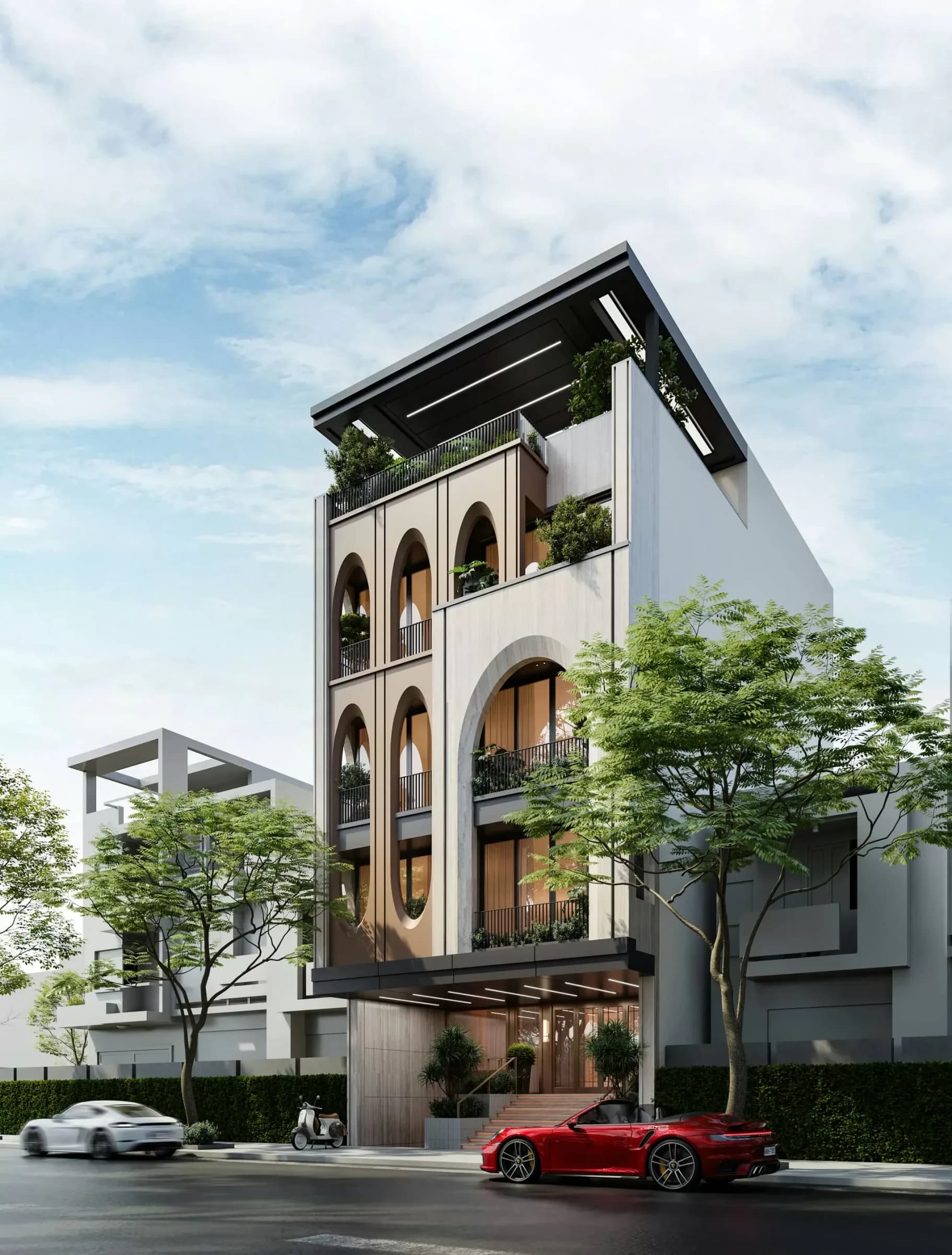 Thiết Kế Nhà Phố Cao Cấp Phong Cách Hiện Đại Tại Nha Trang (5)