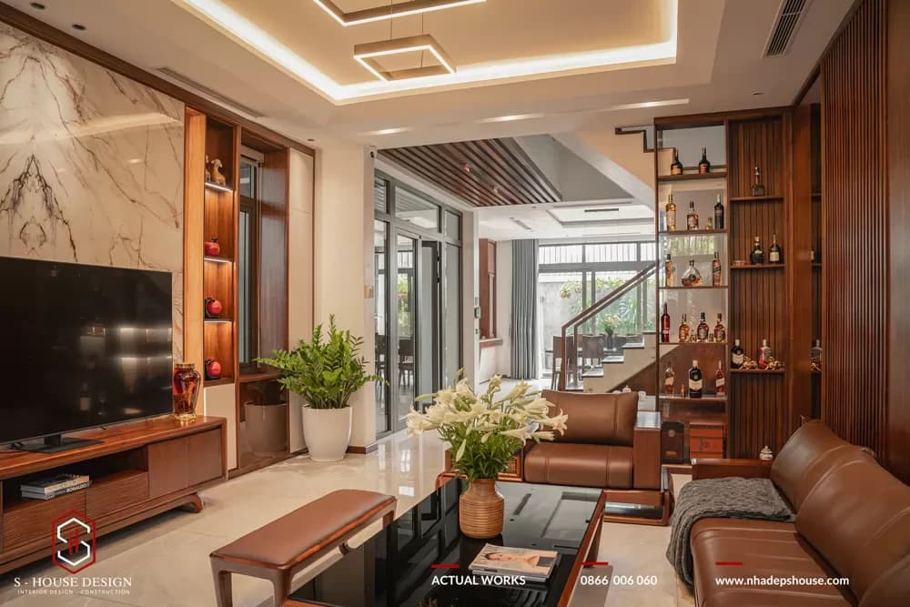 Thực Tế Hoàn Thiện Nhà Phố 3 Tầng Anh Lân KĐT Vinh Tân