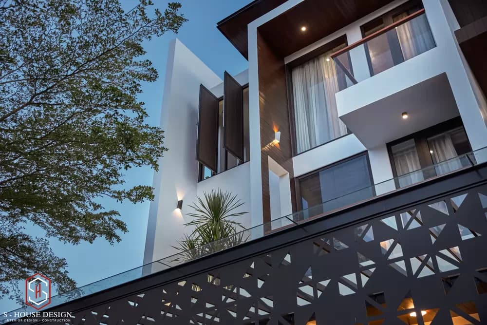Thiết Kế Kiến Trúc Biệt Thự 3 Tầng KĐT Hà Quang 2 (5)