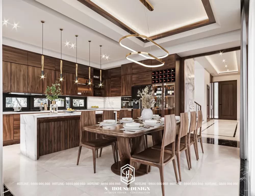 Thiết kế nội thất villa Anh Văn