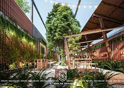 Thiết kế quán cafe Đất Vàng Mai Xuân Thưởng