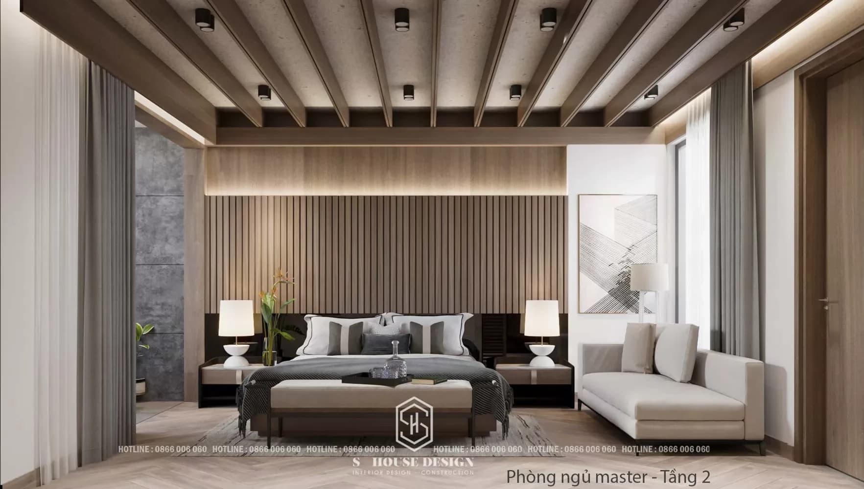 Thiết kế nội thất nhà phố anh Trung Nghệ An (5)
