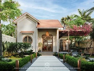 Thiết Kế Kiến Trúc Nhà Vườn Cấp 4 Anh Tài