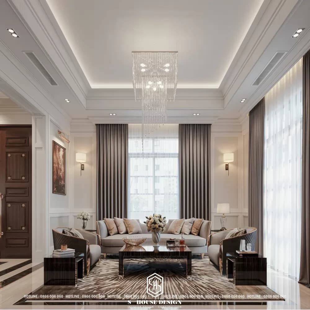 Thiết kế nội thất biệt thự Tân Cảng (5)