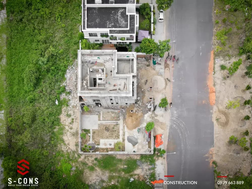 Thi Công Hoàn Thiện Biệt Thự Tân Cổ Điển Rose Villa (5)