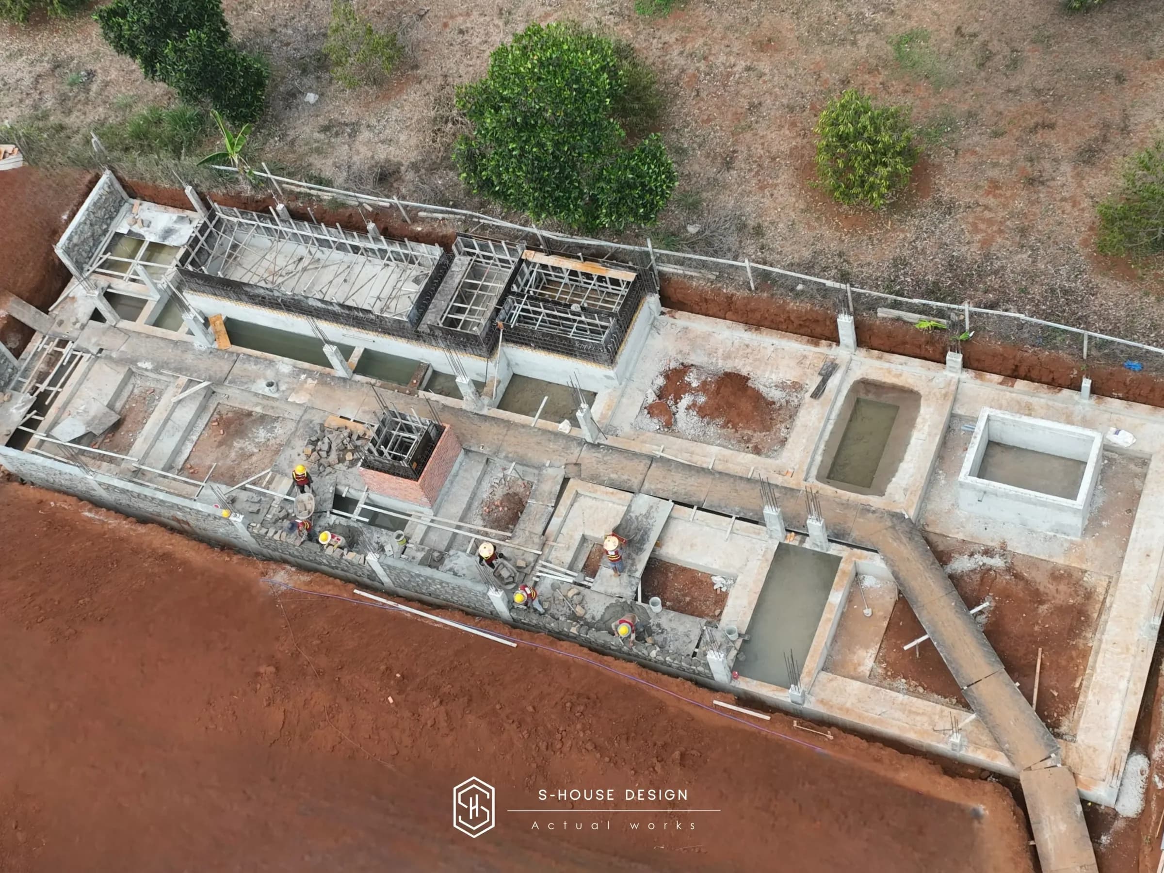 THI CÔNG XÂY DỰNG BIỆT THỰ HIỆN ĐẠI 3 TẦNG TẠI ĐẮK LẮK (5)