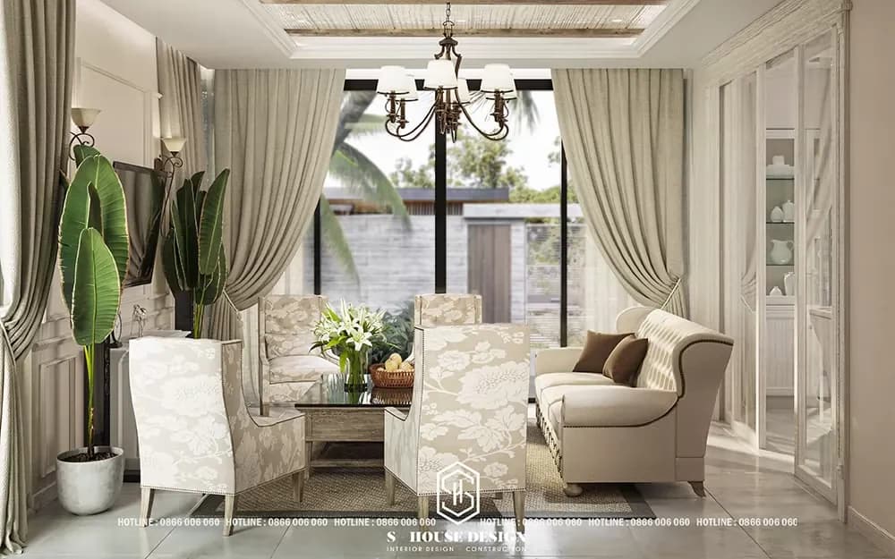 Thiết Kế Nội Thất Biệt Thự Vườn Chị Quyên (5)