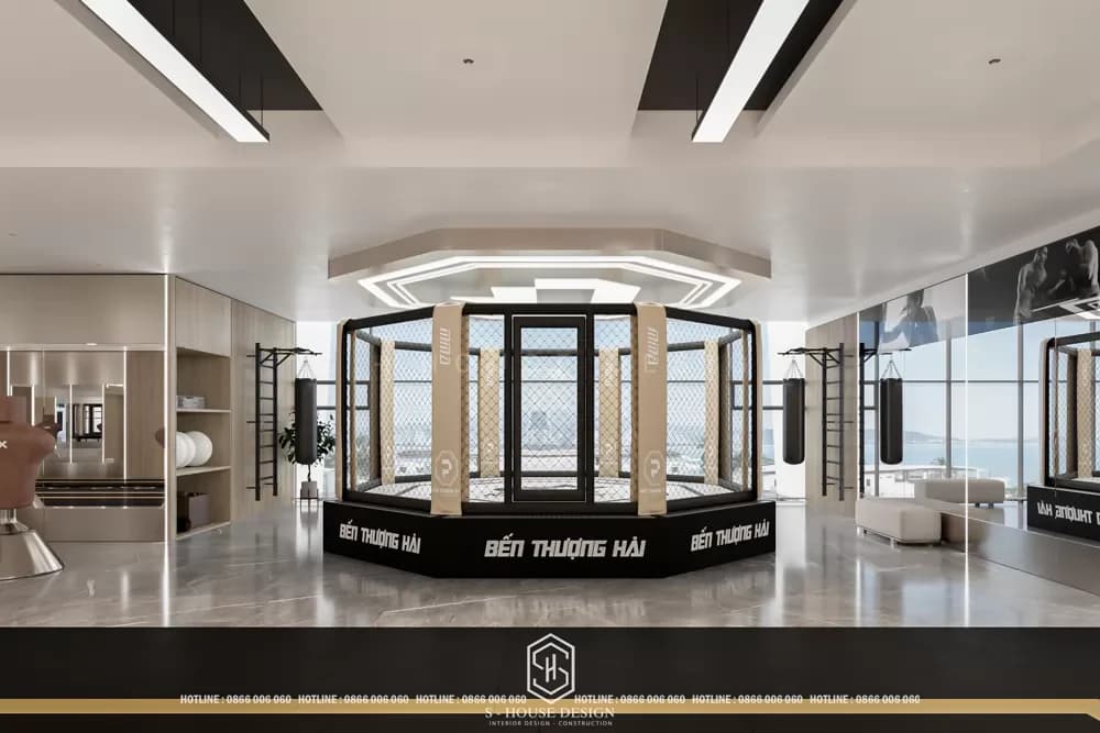 Thiết kế phòng Gym - Bến Thượng Hải Gym & Fitness Center