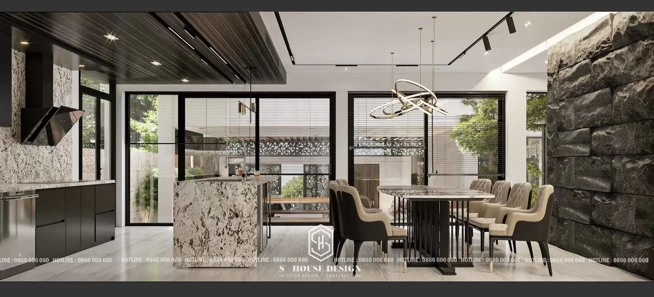 Thiết kế nội thất biệt thự Anh Hùng - Hà Quang (5)