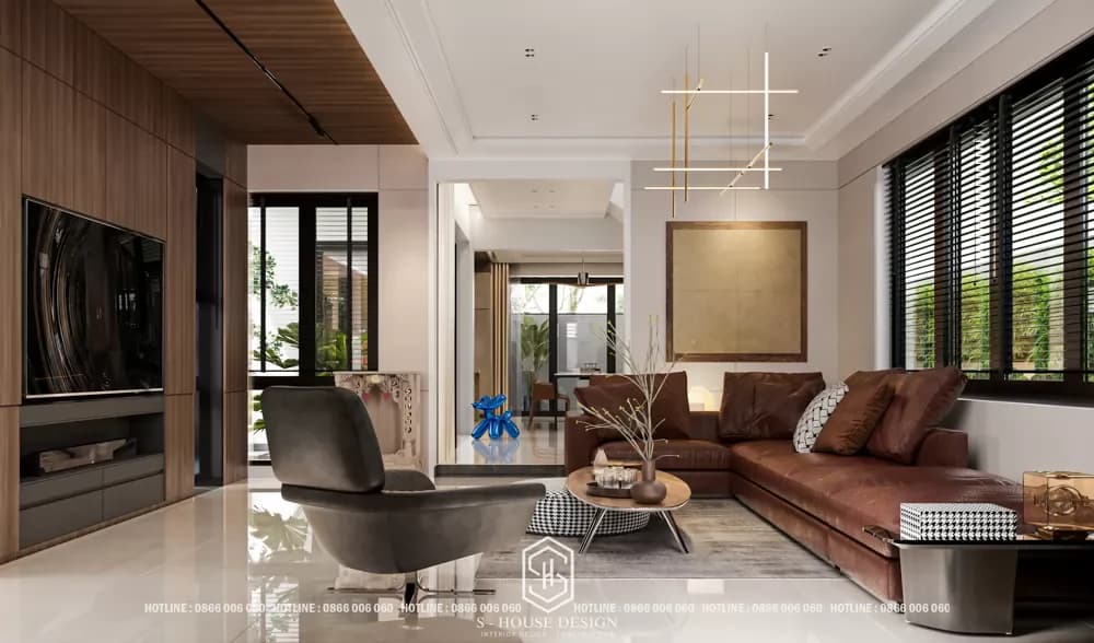 Thiết Kế Nội Thất Nhà Phố Anh Cường KĐT Mới Phước Long