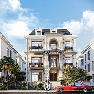 Thiết kế kiến trúc biệt thự Tân Cảng