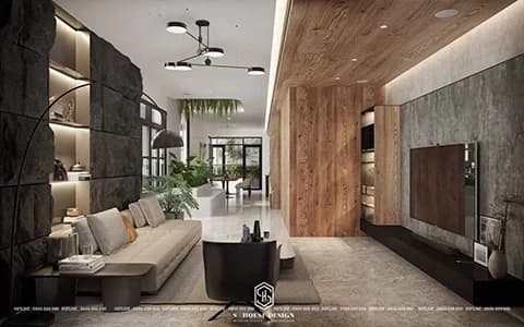 Thiết kế nội thất nhà chị Tuyết