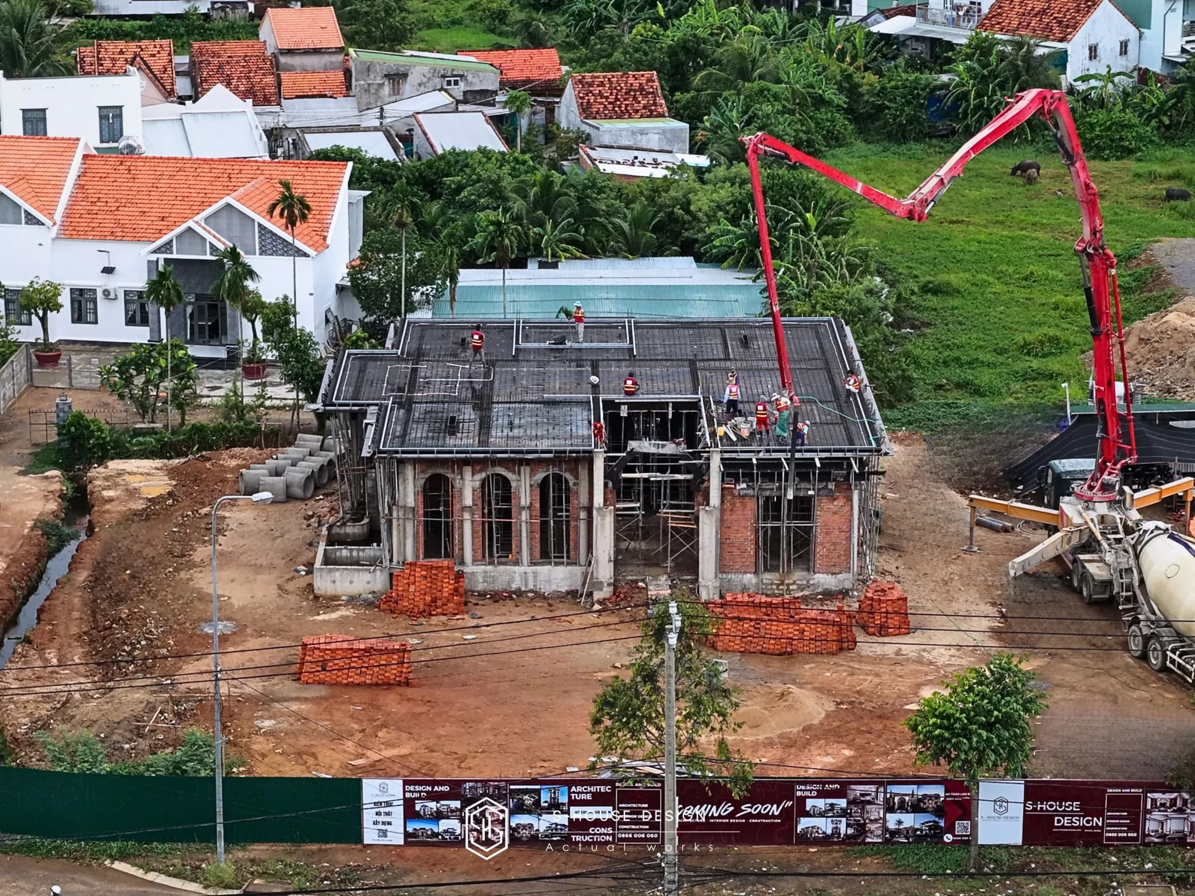 THI CÔNG BIỆT THỰ ĐỊA TRUNG HẢI 1 TẦNG TẠI KHÁNH HÒA (5)