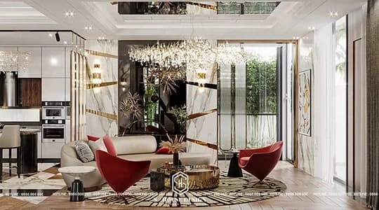 Thiết Kế Nội Thất Biệt Thự Hiện Đại Anh Vũ