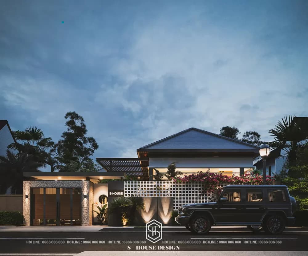 Thiết kế kiến trúc biệt thự vườn