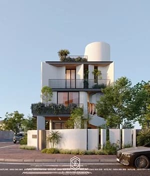Thiết Kế Biệt Thự Hiện Đại Lô Góc Tại Thủ Đức - Hồ Chí Minh