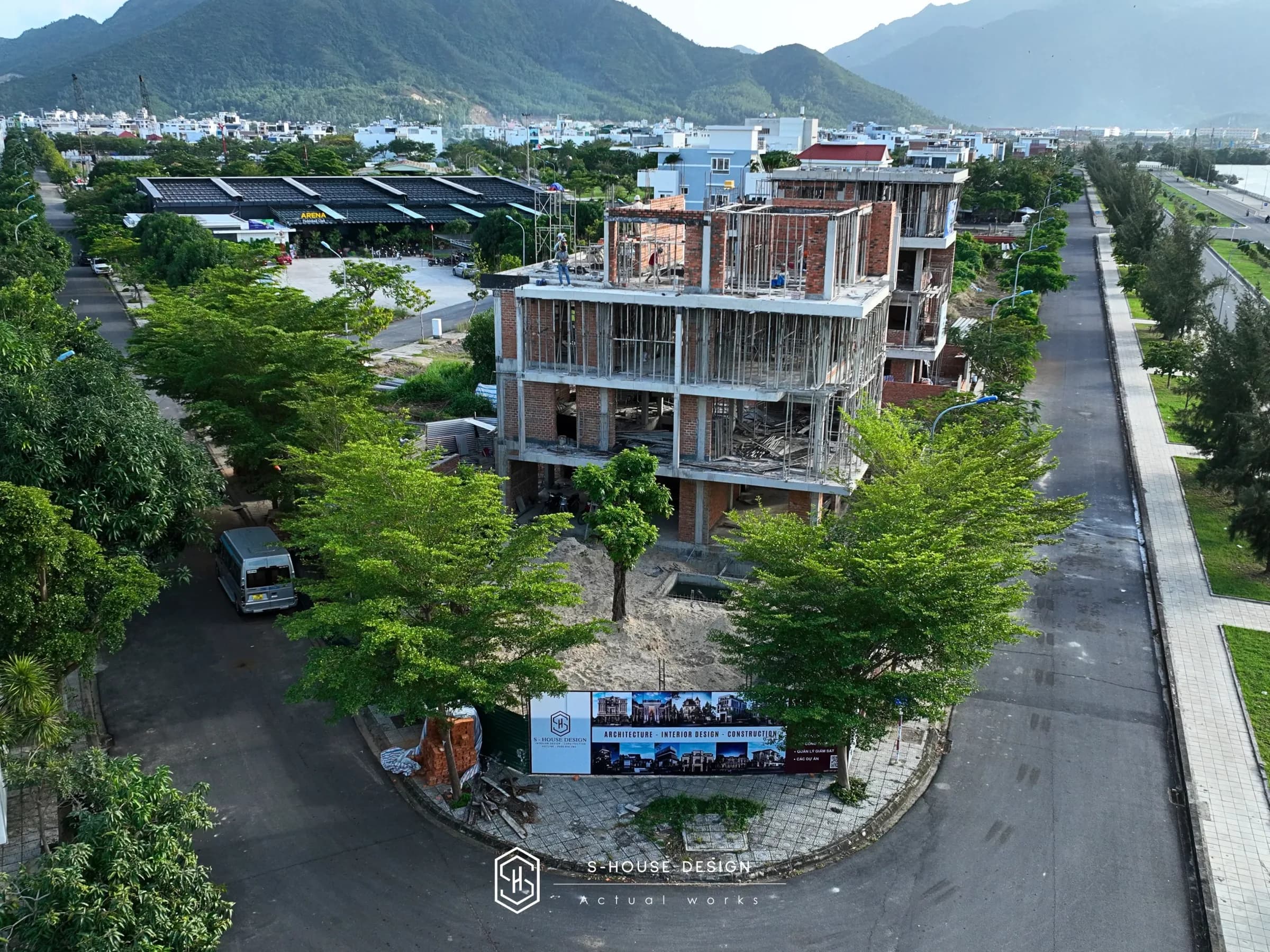 Thi công Biệt Thự Hiện Đại 3 Tầng 1 Tum tại KĐT An Bình Tân (5)