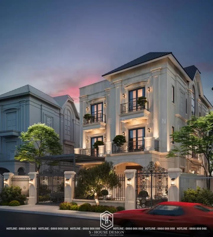 Thiết Kế Biệt Thự Tân Cổ Điển Độc Bản The Manhattan Glory Vinhomes