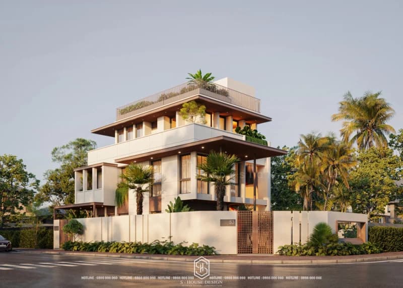 Thiết Kế Biệt Thự Phong Cách Nhiệt Đới Tropical Modern